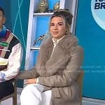 Katelyn Brown’s fur collar coat on Today