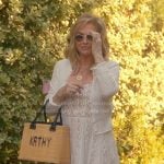 Kathy's white lace dress on The Real Housewives of Beverly Hills
