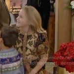 Kelly’s floral Christmas dress on The Bold and the Beautiful