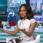Kerry Washington’s white floral print dress on Today