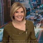 Kate’s khaki zip detail top on NBC News Daily