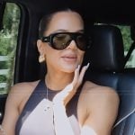 Khloe’s black sunglasses on The Kardashians