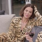 Khloe’s tiger stripe pajamas on The Kardashians