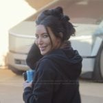 Kim’s black hoodie on The Kardashians