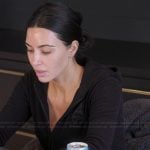 Kim’s black hoodie on The Kardashians