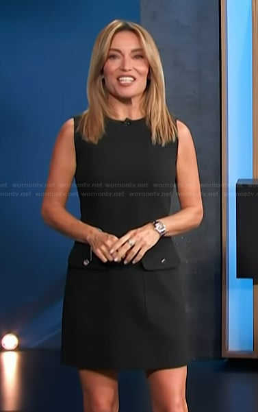 Kit’s black mini dress on Access Hollywood