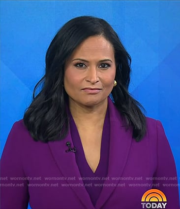 Kristen’s purple blazer on Today