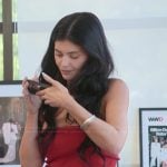 Kylie’s red tube top on The Kardashians