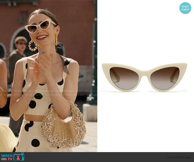 L.G.R Orchid Bold worn by Emily Cooper (Lily Collins) on Emily in Paris