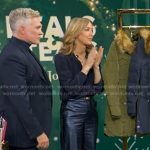 Lara’s metallic wide leg pants on Good Morning America