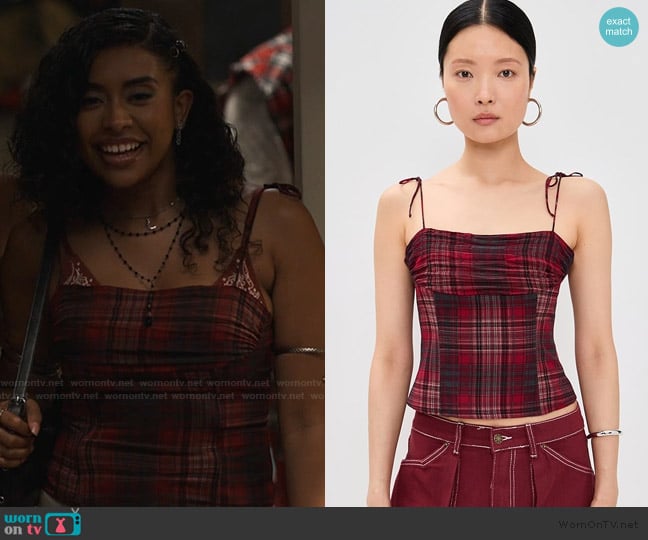 Lioness Humphrey Cami worn by Amira (Alycia Pascual-Pena) on Bel-Air