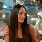 Lisa’s black crop top and nylon pants on The Real Housewives of Salt Lake City