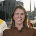 Molly’s brown polo sweater on Today