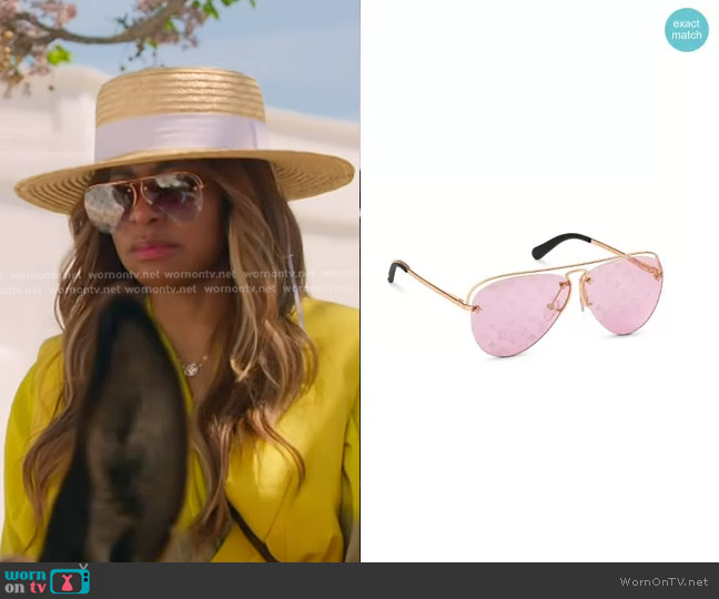 Louis Vuitton Grease Sunglasses worn by Mary Cosby on The Real Housewives of Salt Lake City
