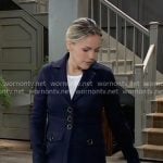 Lulu’s navy blue jacket on General Hospital