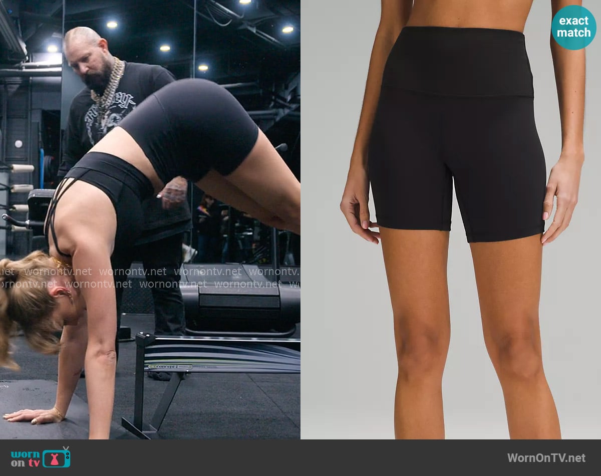 Taylor Swift’s black bike shorts on The End of an Era