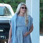 Madison’s stripe smocked sleeveless dress on Southern Charm