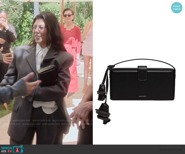 Magda Butrym Apolonia leather tote bag worn by Kourtney Kardashian (Kourtney Kardashian) on The Kardashians