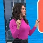 Stephanie Mansour’s black tweed mini skirt on Today