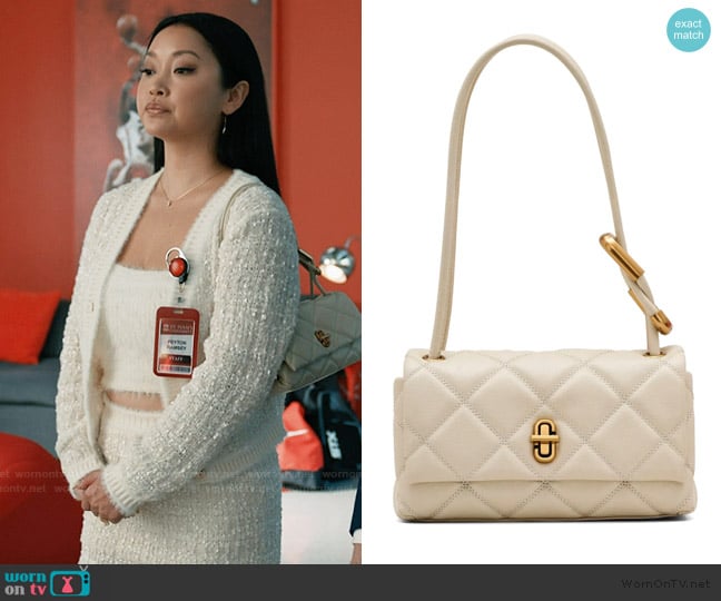 Marc Jacobs The Mini Quilted Dual shoulder bag worn by Peyton Ramsey (Lana Condor) on Elsbeth
