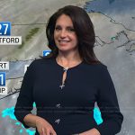 Maria’s black bow embellished dress on Today