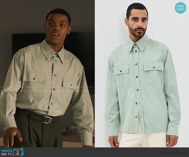 Marni Confetti Jacquard Utility Shirt worn by Will Smith (Jabari Banks) on Bel-Air