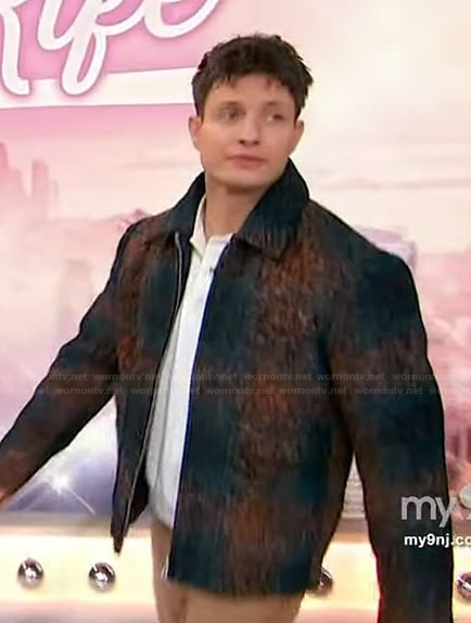 Matt Rife’s wool zip down jacket on Sherri