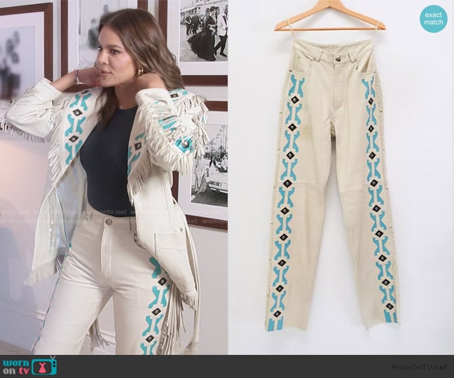 Michael Hoban Vintage Pants worn by Khloe Kardashian (Khloe Kardashian) on The Kardashians