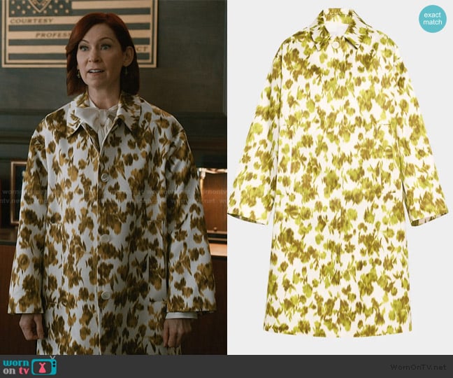 Michael Kors Collection Oversized Balmacaan worn by Elsbeth Tascioni (Carrie Preston) on Elsbeth