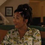 Mindy’s lemon print pajamas on Emily in Paris