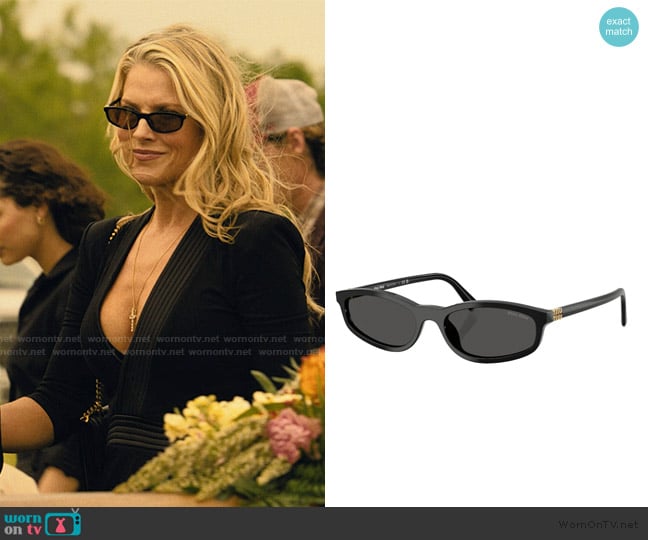Miu Miu Round-frame sunglasses worn by Angela Norris (Ali Larter) on Landman