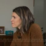 Molly’s brown polo sweater on Today