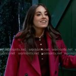 Molly’s pink coat on General Hospital
