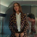 Molly’s polka dot jacquard suit on Loot