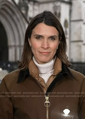 Molly's brown jacket on Today