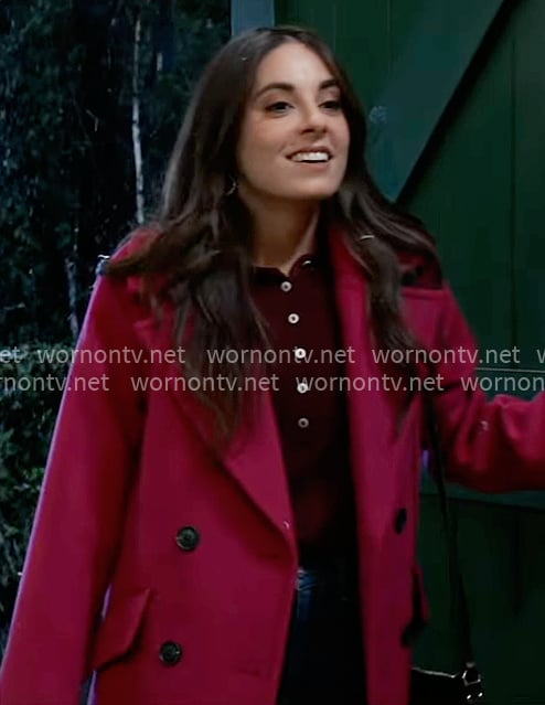 Molly's pink coat on General Hospital