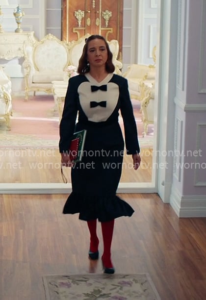 Molly's tuxedo dress on Loot