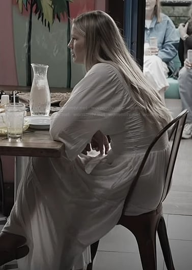 Molly’s white dress on Southern Charm