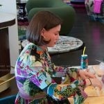 Bronwyn’s multicolor floral maxi dress on The Real Housewives of Salt Lake City