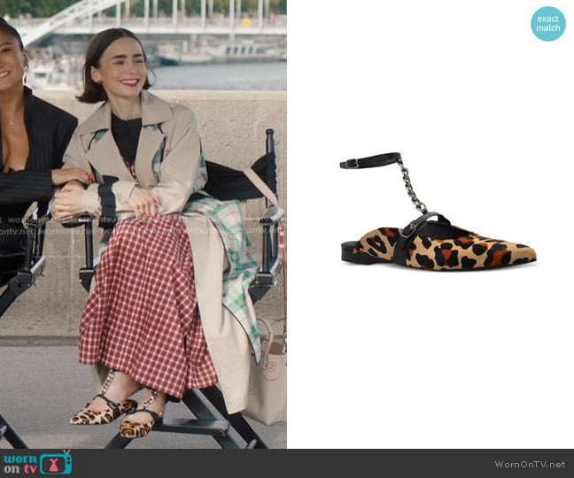 Munthe Perma Pumps worn by Emily Cooper (Lily Collins) on Emily in Paris