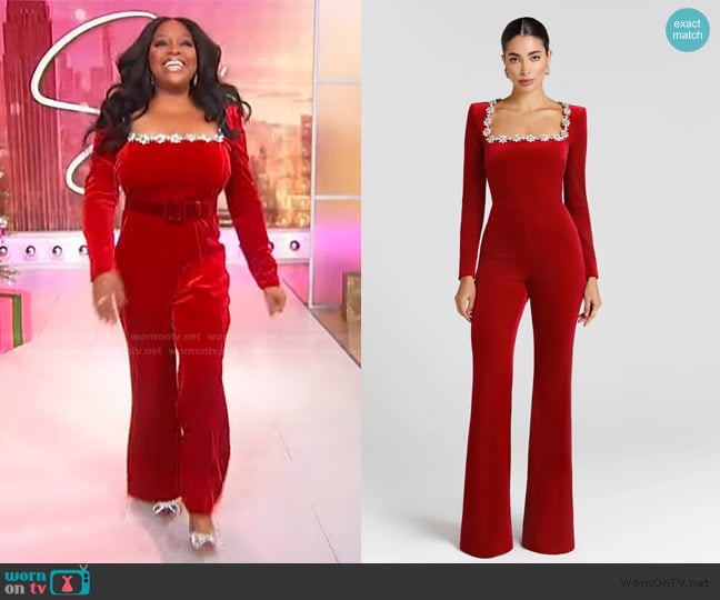 Nadine Merabi Kimberly Jumpsuit worn by Sherri Shepherd on Sherri