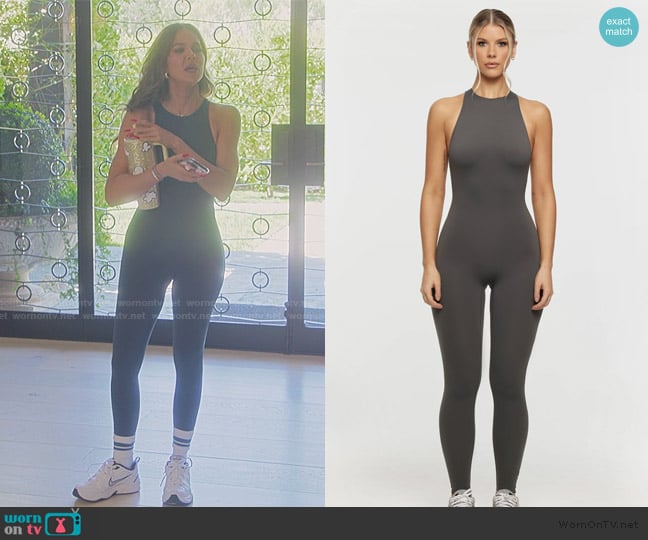 Nama Body Butter Racer Jumpsuit worn by Khloe Kardashian (Khloe Kardashian) on The Kardashians