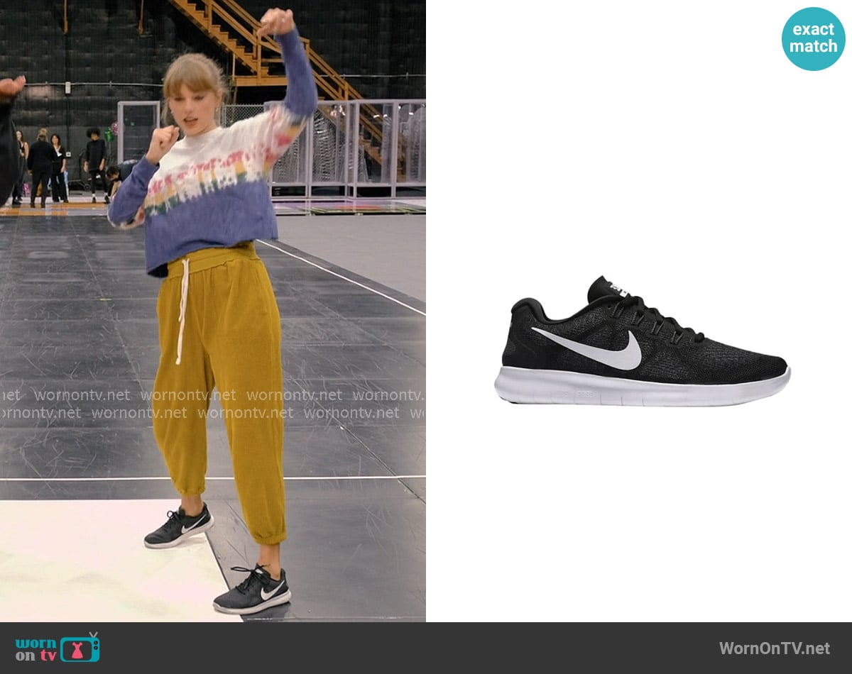 Nike Free RN 2017 Sneakers worn by Taylor Swift on The End of an Era