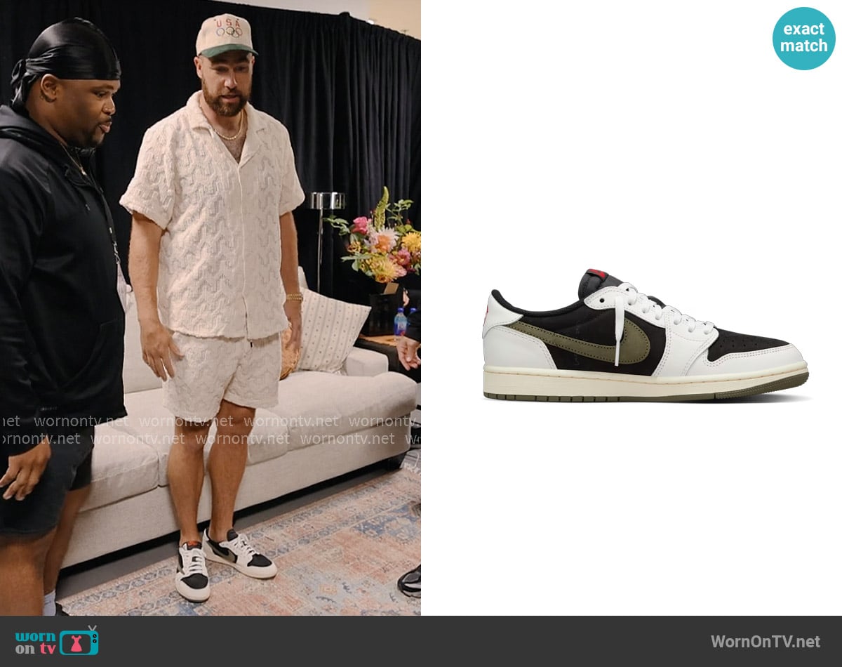 Nike Travis Scott x Air Jordan 1 Retro Low OG worn by  on The End of an Era