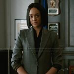 Nina’s gray blazer on Elsbeth