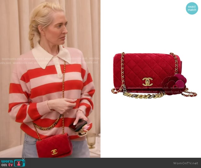  Paris-cosmopolite Private Affair Flap Bag Chanel worn by Erika Jayne on The Real Housewives of Beverly Hills