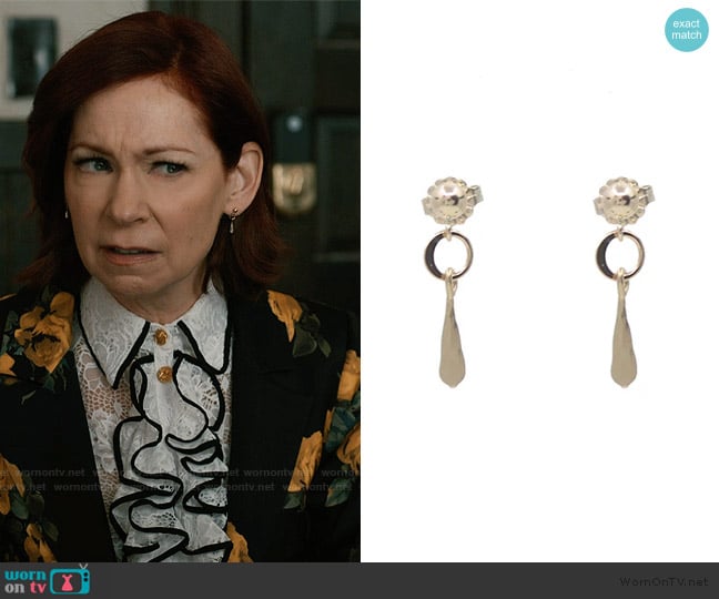 Peggy Li Flirty Post Earrings worn by Elsbeth Tascioni (Carrie Preston) on Elsbeth