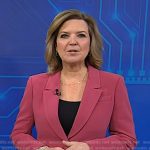 Christine’s pink blazer and pants on Today