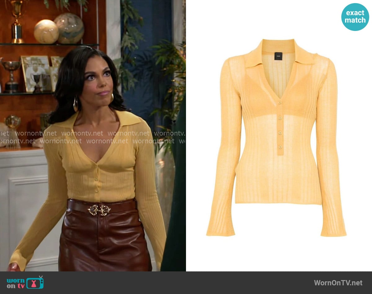 Pinko Polo worn by Dani Dupree (Karla Mosley) on Beyond the Gates