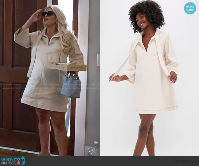 Pomander Place Ecru Denim Marsella Dress worn by Madison LeCroy on Southern Charm